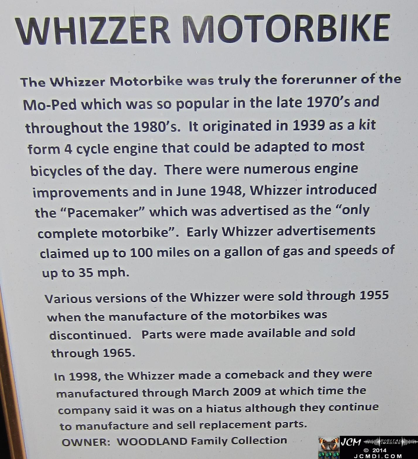 Estrella Warbird Museum Paso Robles Whizzer MoPed-Motorbike